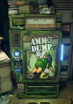 Ammo dump machine from Borderlands video game