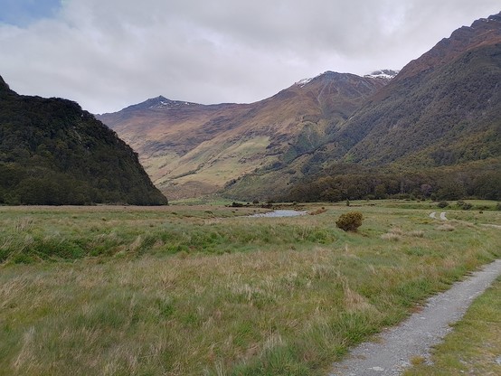 The walk back down the valley from the hut is easy going. A friend recommended we take our bikes but their lack of suspension and skinny tyres would have made this a little too difficult. Besides, we needed the walk.